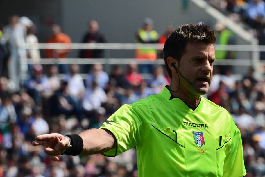 L&#39;arbitro Rizzoli, della sezione di Bologna. Afp